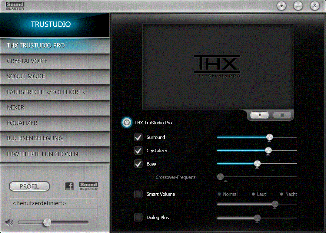 creative sound blaster thx trustudio pro driver download